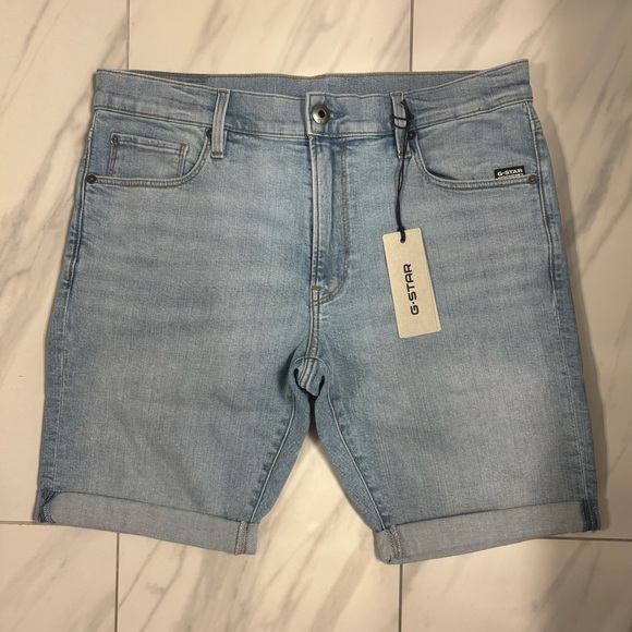 Men’s G-Star Raw 3301 Slim Shorts - Picture 1 of 3